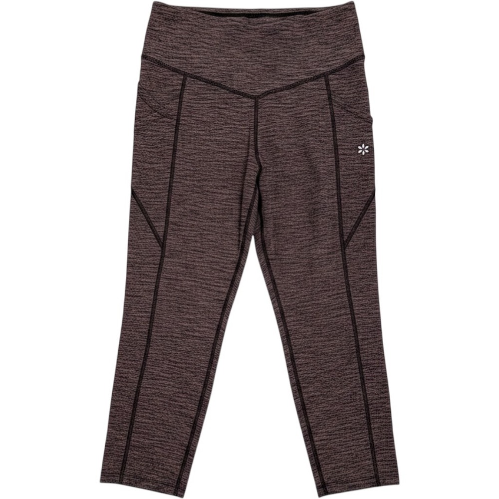Nine West Active Women's Plum/ Black Yoga  Pants - Medium Activewear Gym Sporty‎